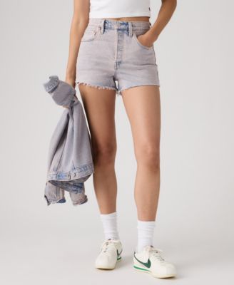 Women's Button Fly High-Rise Denim Shorts
