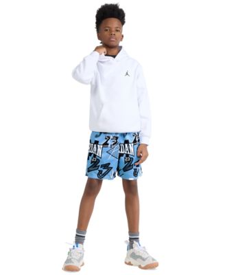 Boys' 8-18 Dynasty Printed Elastic Waist Shorts
