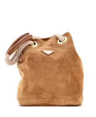 Medium Mariner Bucket Bag Suede