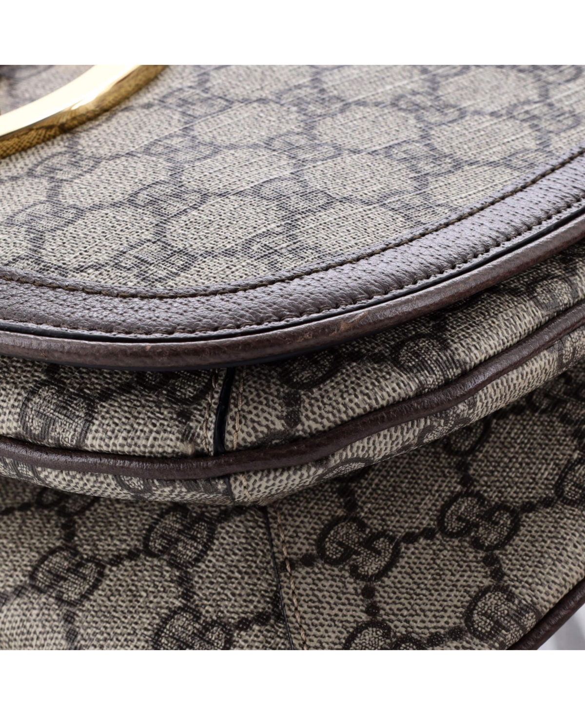 Pre-Owned Gucci Medium Blondie Nm Top Handle Bag Gg Coated Canvas