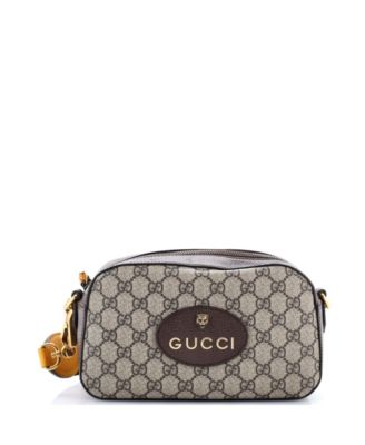 Neo Vintage Camera Messenger Bag GG Coated Canvas