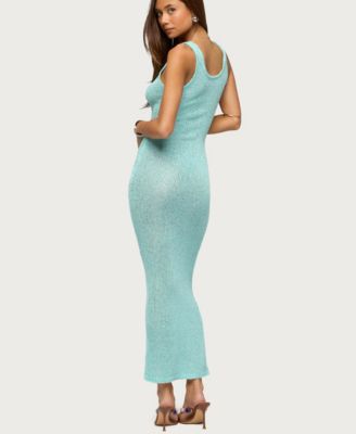 Women's Abby Sequin Sheer Knit Maxi Dress