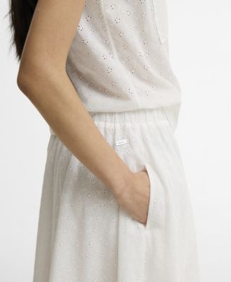 Women's Melody Broderie Anglaise Midi Skirt