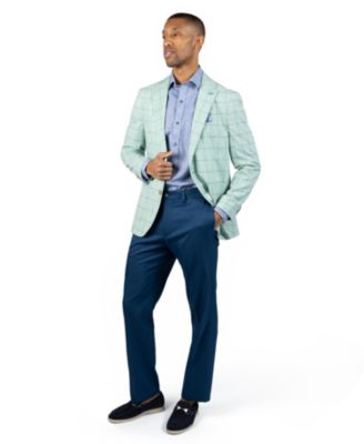 Men's Melange Windowpane Sport Coat