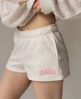 Juniors' Senior Ellie Fleece Shorts