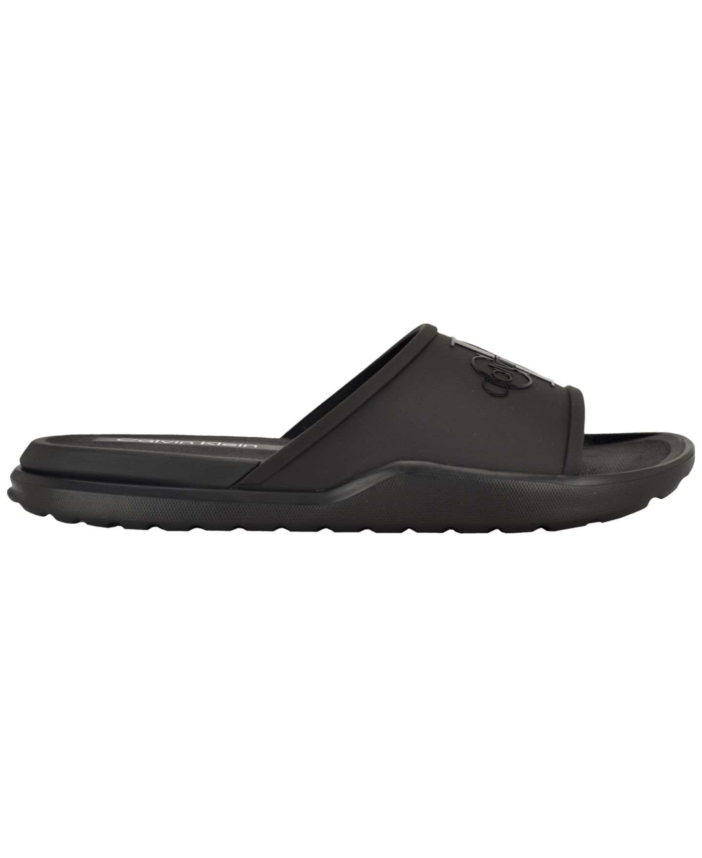 Мужские сандалии Calvin Klein Meloy Slip-On Slide, цвет: Чёрный — фото 2