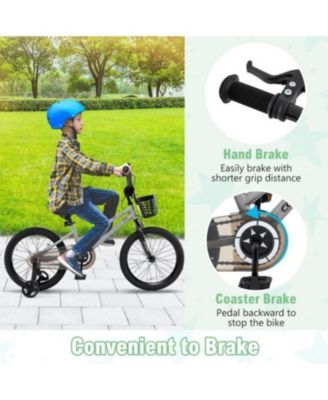  Kids Bike Adjustable with Transparent Chain Cover