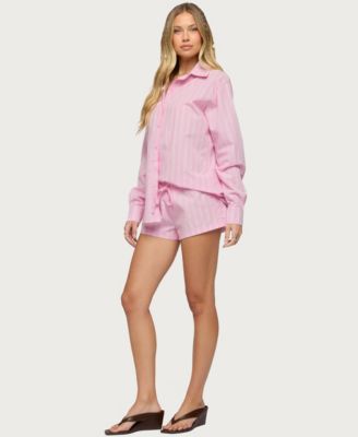 Women's Carmella Striped Oversized Shirt
