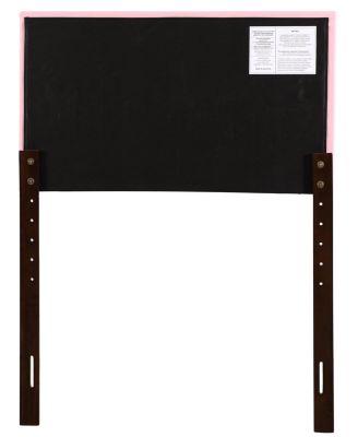 Twin Upholstered Headboard with Faux Jewel Tufting Adjustable Height 41 to 53 inch for Bedroom