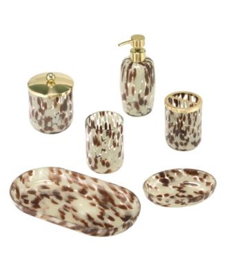 Safari Decorative Bath Accessory Set