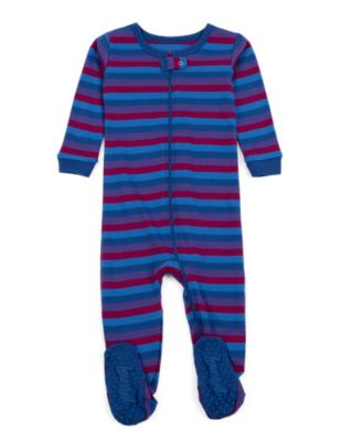 Baby Matching Family Footed Cotton Striped Pajamas