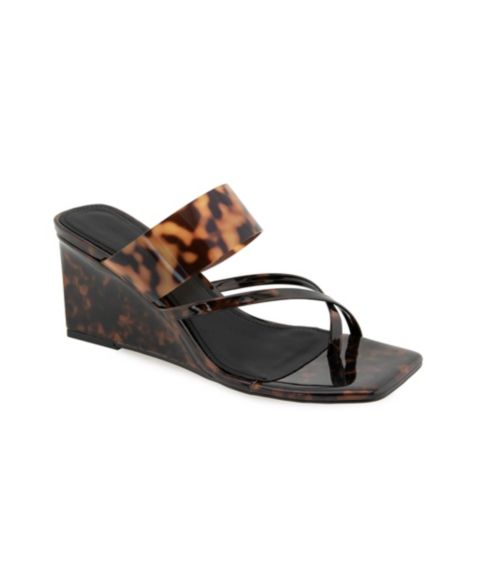Женские сандалии Rebecca Minkoff Danica Wedge Sandal, цвет: Черепаховый