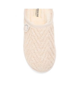 Women's Greta Genuine Shearling Knit Clog Slipper