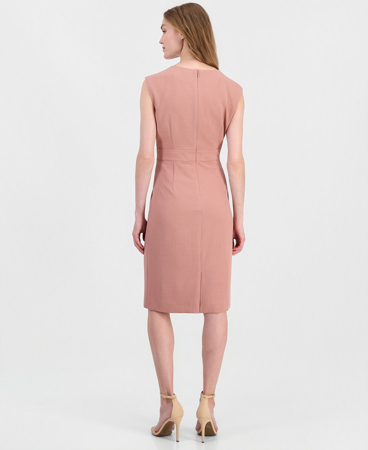Kasper Women's Sleeveless Sheath Dress view 5 — MAYCSS fashion products