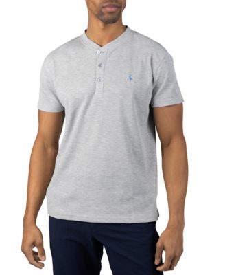 Men's Crew Neck Henley T-Shirt