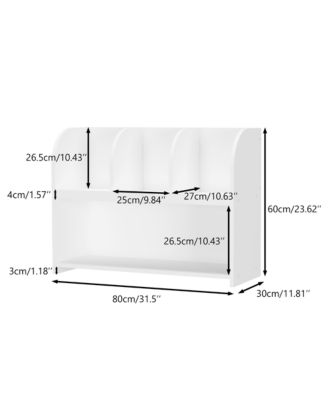 Kids Bookcase with 4 Compartments, Toy and Book Storage Shelf, Display Rack for Children's Room, Playroom, Nursery