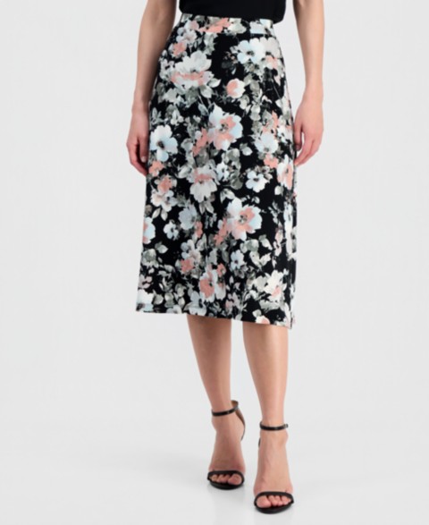 Женские юбки Kasper Women's Pull-On A-Line Midi Skirt