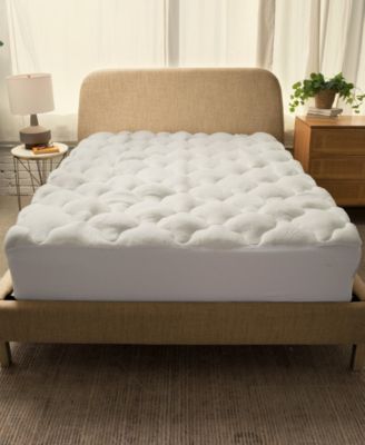 Rayon from Bamboo Fitted Down Alternative Mattress Pad, California King