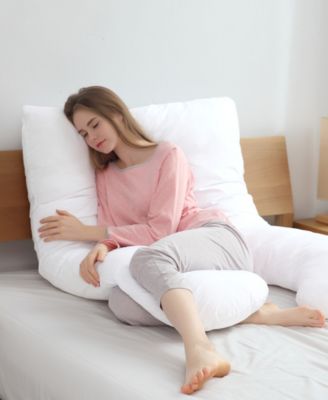 Hypoallergenic Down Alternative Pregnancy U Shaped Body Pillow