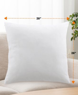 Natural Kapok 2-Pack Pillow Inserts, 28" x 28"