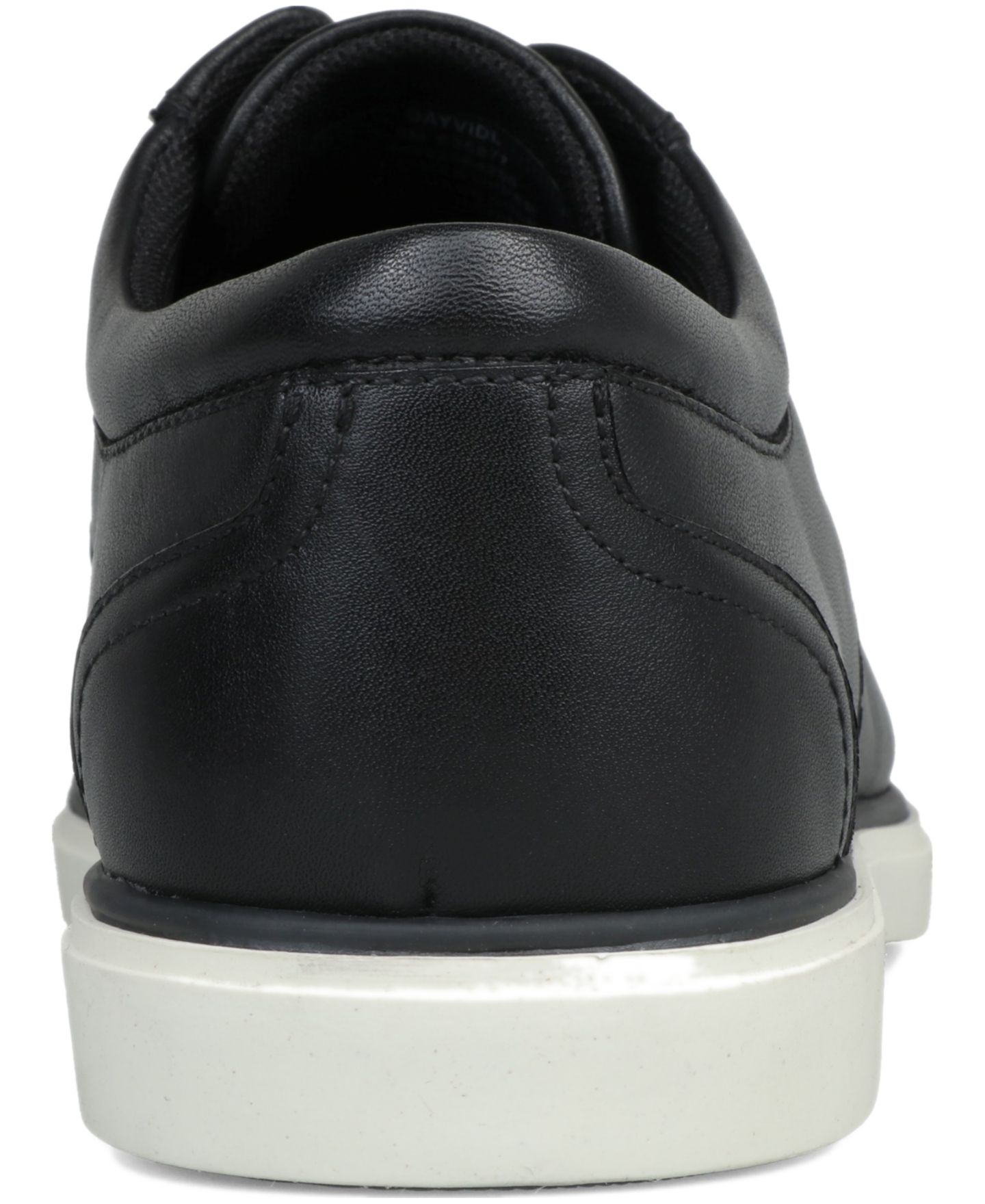 Мужские туфли Alfani Genuine Leather Hybrid Dress Shoes, цвет: Чёрный кожаный — фото 3