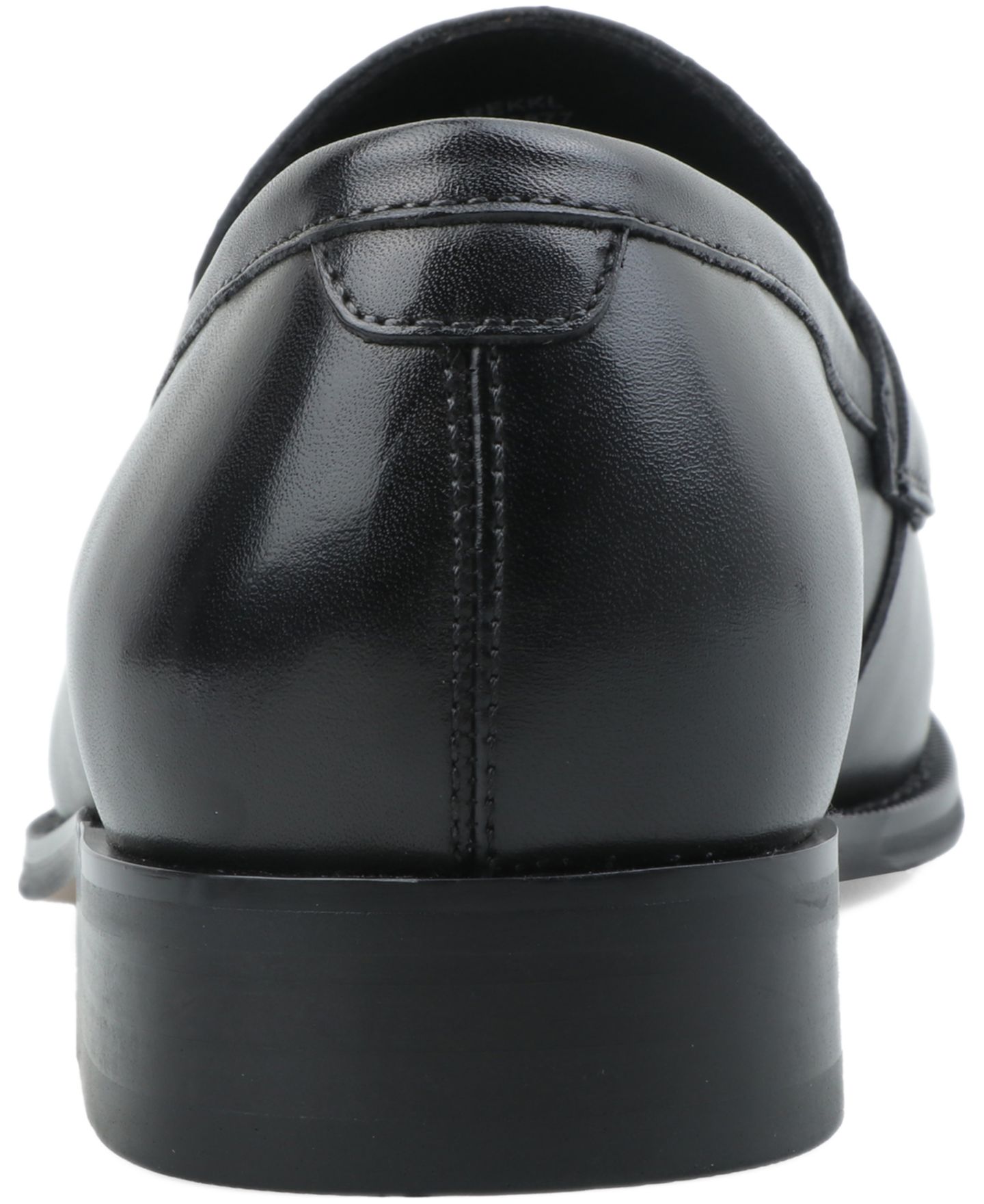 Мужские туфли Alfani Genuine Leather Slip-On Buckle, цвет: Чёрный кожаный — фото 3