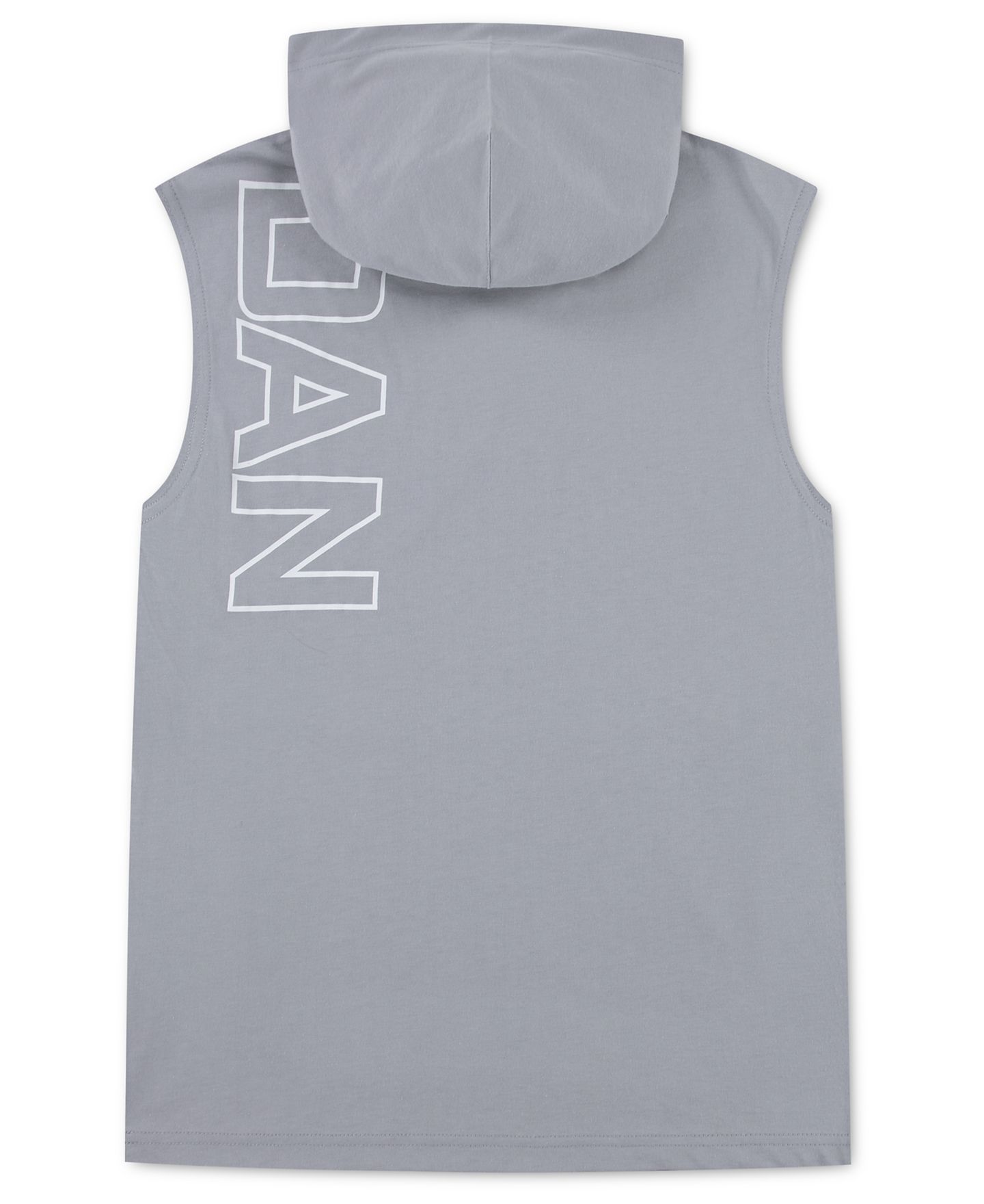 Худи Jordan Rookie Season Sleeveless для мальчиков, цвет: Светлый дымчатый серый — фото 2