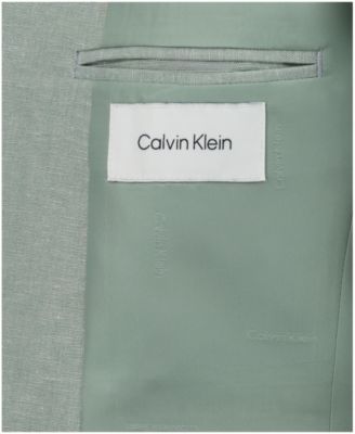 Boys' 8-20 Green Tri-Blend Linen Suit Jacket