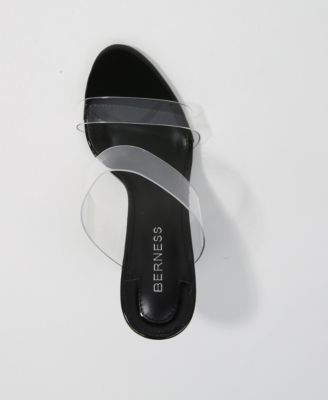 Women's Calia Clear Strap Heeled Slides
