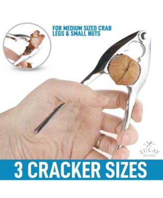 Heavy Duty 10-Piece Crab Leg Crackers and Tools Set & Sharp Tines