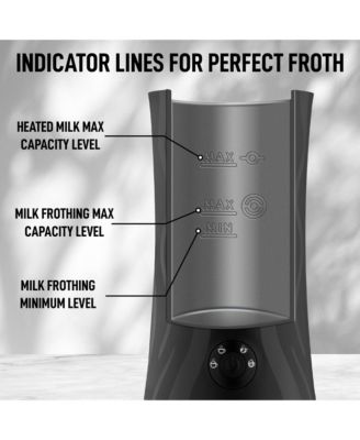 Automatic Hot and Cold Foam Maker 4-in-1 Milk Frother and Steamer