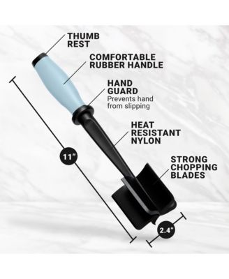 2 Pack Ground Beef Masher Chopper Tool Hamburger Meat Smasher