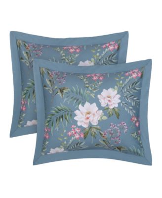 Savannah 3-Pc. Cotton Floral Comforter Set, King/California King