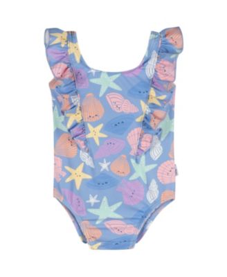 Gerber Toddler Girls Swimsuit - Seashells 22$
