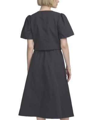 Women's Shirred Sleeve Top