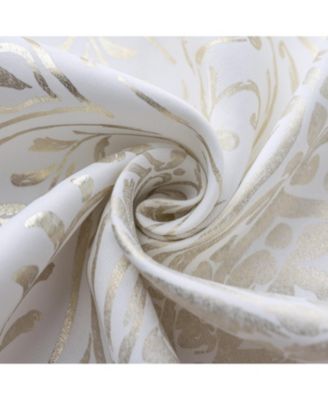 Helena Halo Foil Blackout Polyester Window Curtain Grommet Panel 52" x 84"