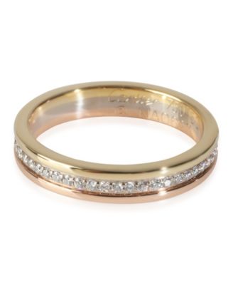 3-Tone Gold Diamond Vendome Louis Cartier Band