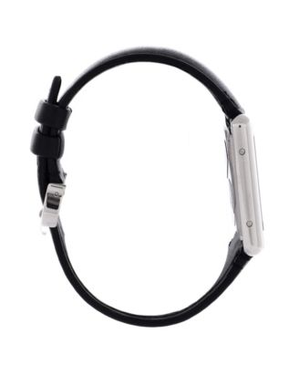 Must de Cartier Tank Quartz Watch in Stainless Steel and Leather 25mm