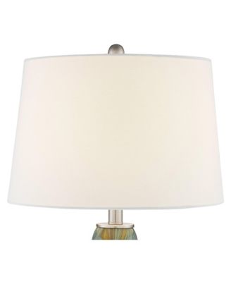 Azure 29 1/2" Tall Modern End Table Lamps Set of 2 WiFi Smart Socket Glass Living Room (Colors May Vary)