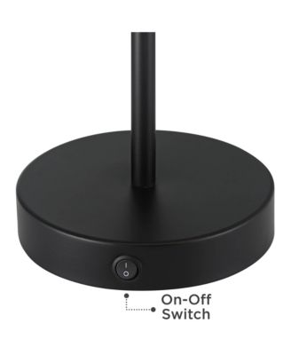 Piper High Gooseneck Small Modern Desk Lamps Set of 2 USB Port Metal Home Office Living Room Charging