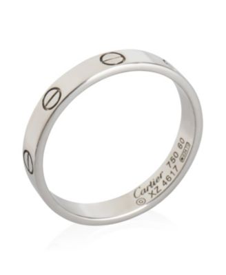 White Gold  Small Model Love Ring