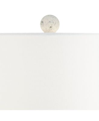 23" High Small Mid Century Modern Accent Table Lamp Handcrafted Sandstone Finish Ceramic Living Room Colors May Vary