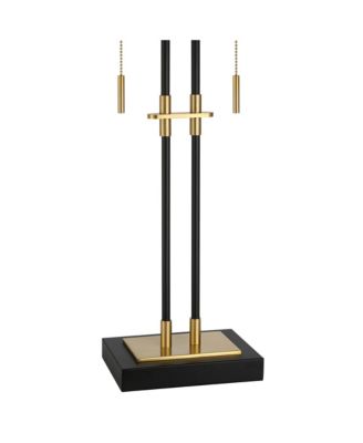 Stefano 30 1/4"H 2-Light Pull Chain USB Table Lamp Set of 2