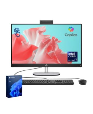 Essential 27" All-in-One Intel Core Ultra 7 16GB RAM Intel Graphics 1TB SSD Storage Windows 11 Pro 60Hz - Black