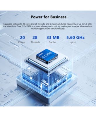 Z2 Workstation Desktop Intel Core i7 64GB RAM Intel UHD Graphics 1TB SSD Storage Windows 11 Pro