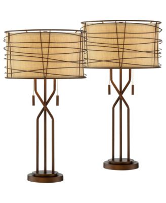 Marlowe 28 3/4" Tall Farmhouse Modern End Table Lamps Set of 2