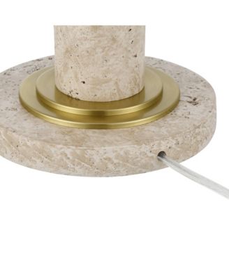 Possini Euro Chanterelle 24 1/2" Faux Stone Dome Table Lamp Set of 2