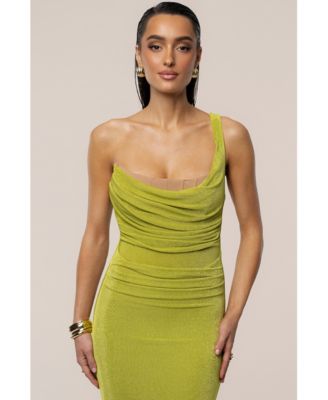 Women's Slinky Krishna One Shoulder Maxi Dress