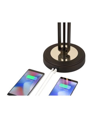 Javier 24 1/2" High Mid Century Modern Table Lamps Set of 2 with USB Port