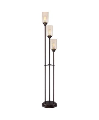 Libby Modern Industrial Tree Floor Lamp with Riser 66" Tall Metal 3 Light Dimmable LED